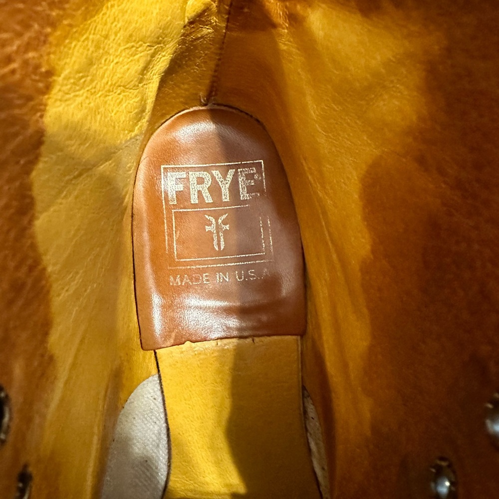 Frye Sabrina leather lace up ankle boot 6.5 - Picture 5 of 16